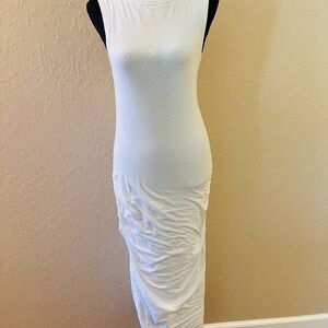 James Perse Sleeveless White‎ Maxi Dress